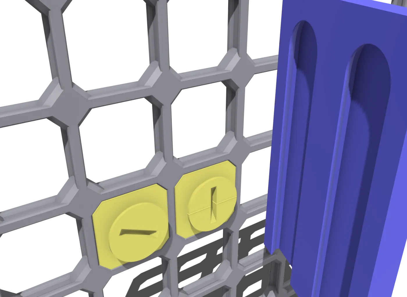 Multiconnect heads and slots.