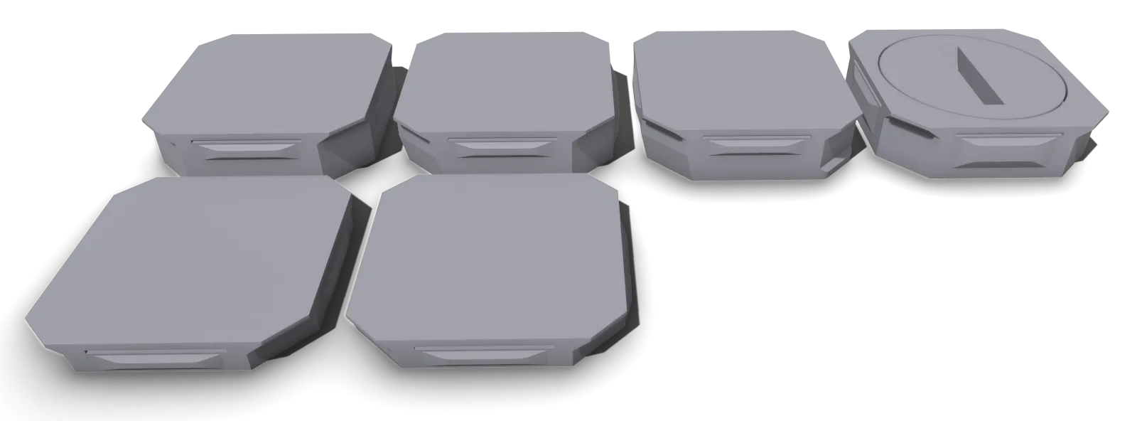 Different bare snaps.