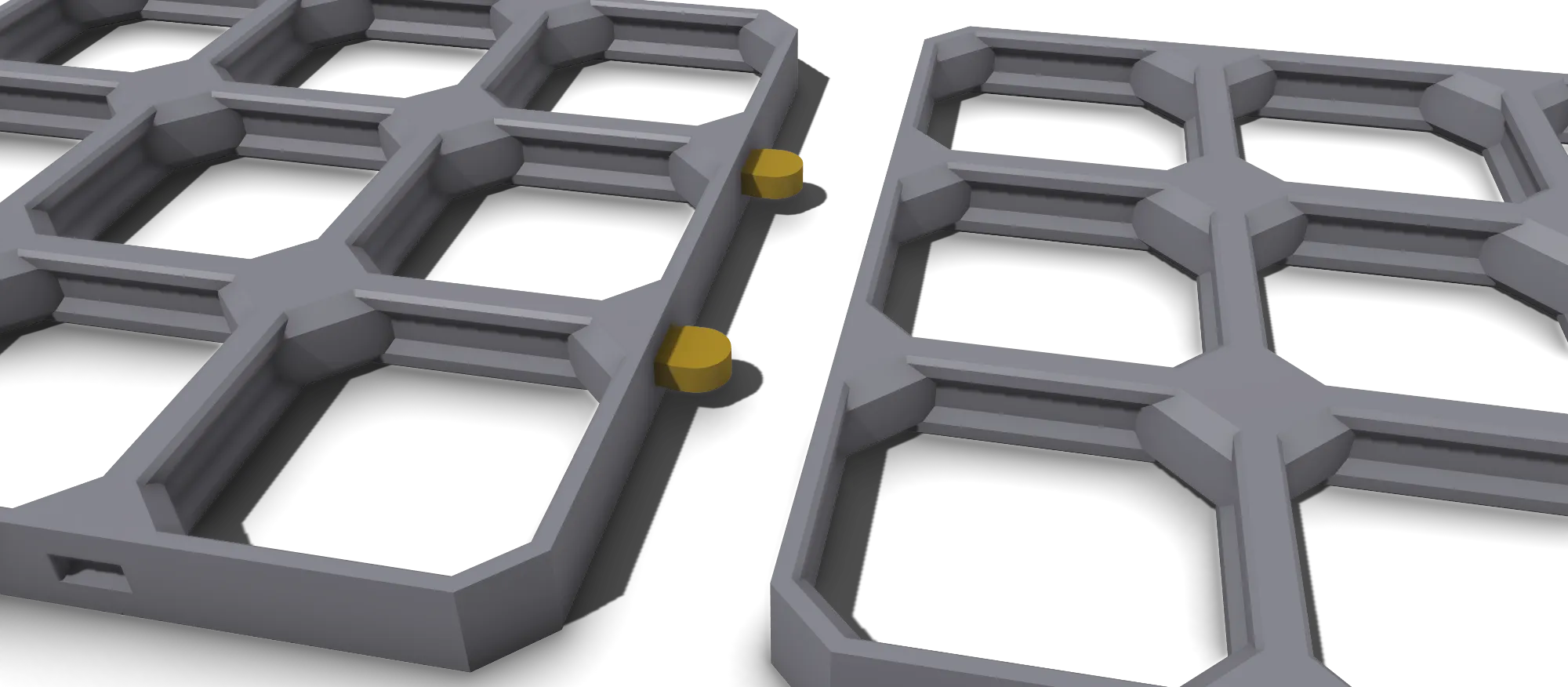 Connectors need to be pushed into the hole son the side of the board.
